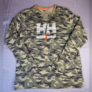 Helly Hansen Workwear Camo Long Sleeve Shirt – Performance Stretch – XL